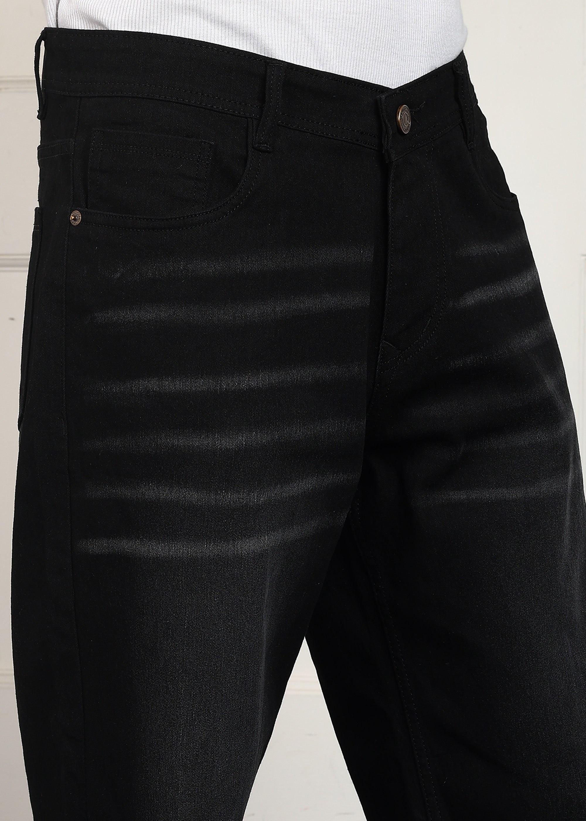 TOOMESJEANS Loose Fit Men Black  Jeans