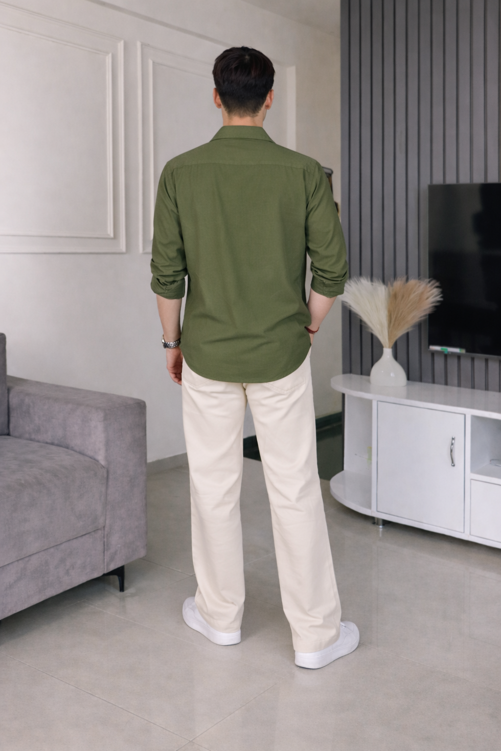 Old Money Classic Combo (Olive Green & Beige)