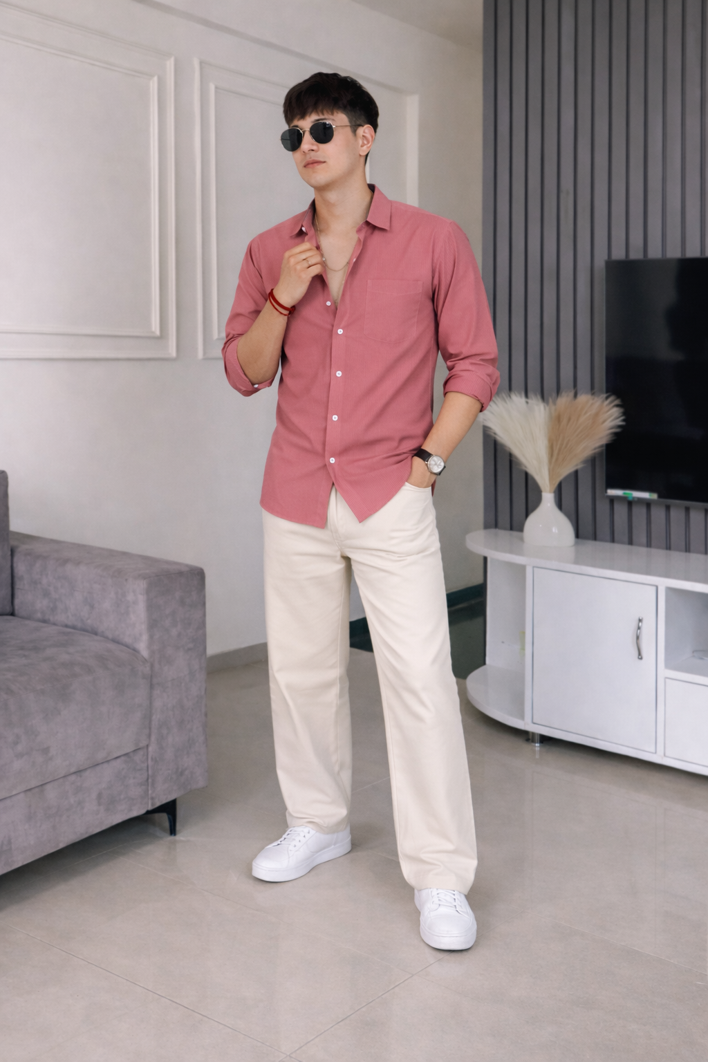 Old Money Classic Combo (Pink & Beige)