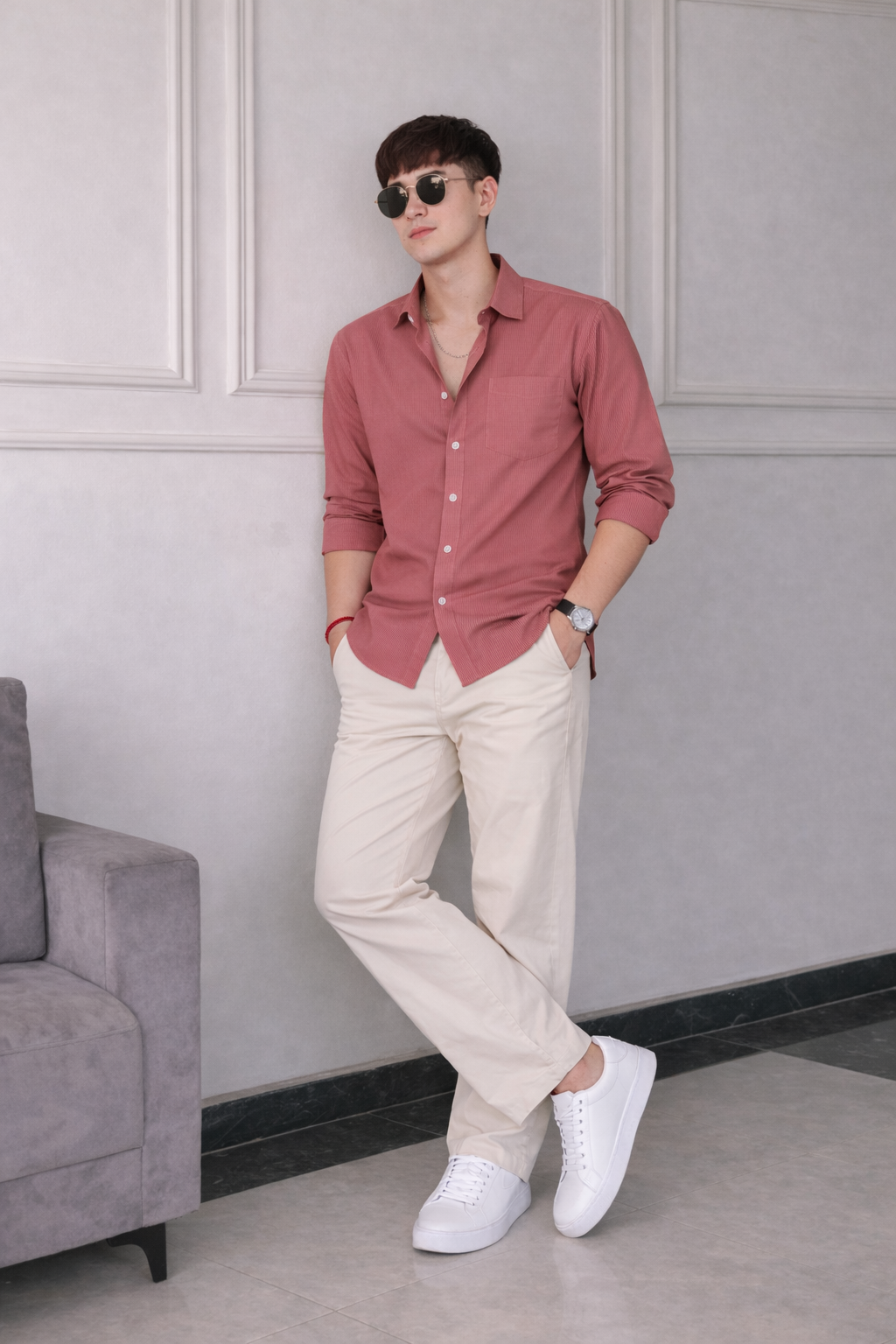 Old Money Classic Combo (Pink & Beige)