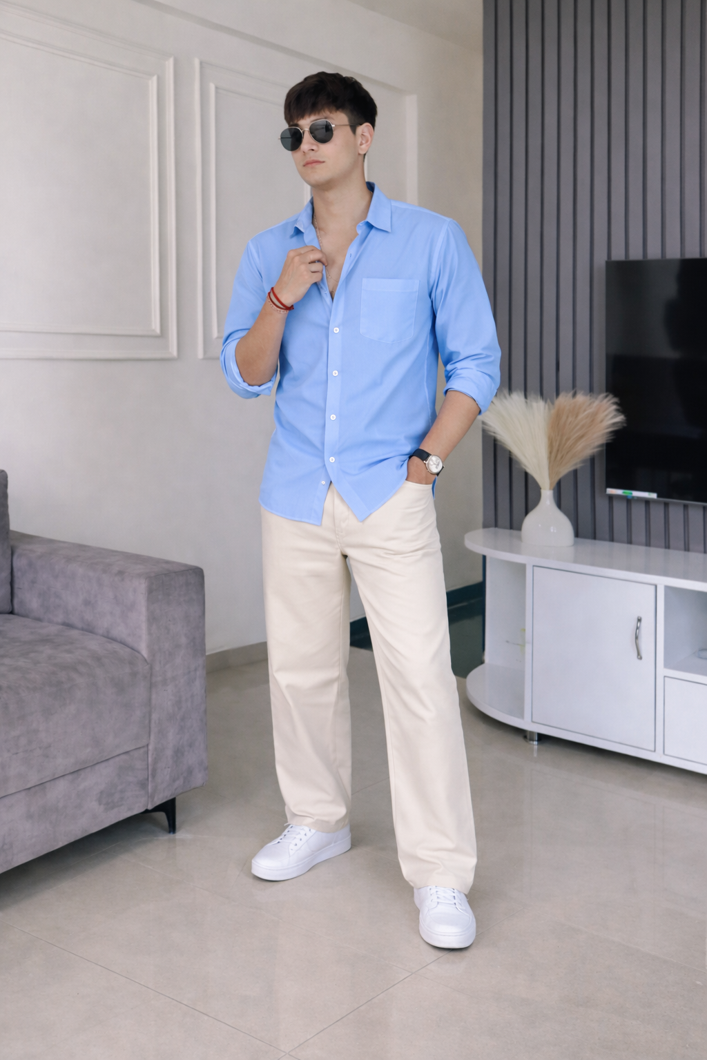 Old Money Classic Combo (Blue & Beige)