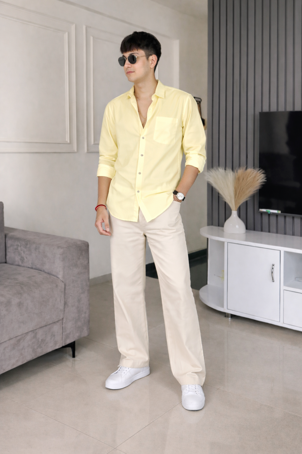 Old Money Classic Combo ( Yellow & Beige)