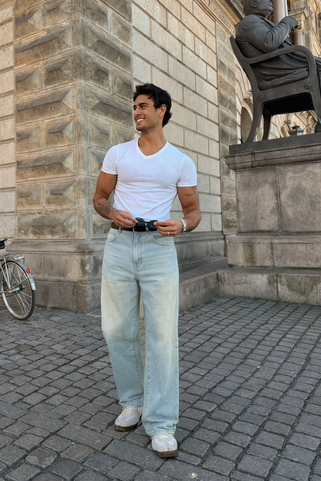 Toomesjeans Loose Fit Men Black Jeans