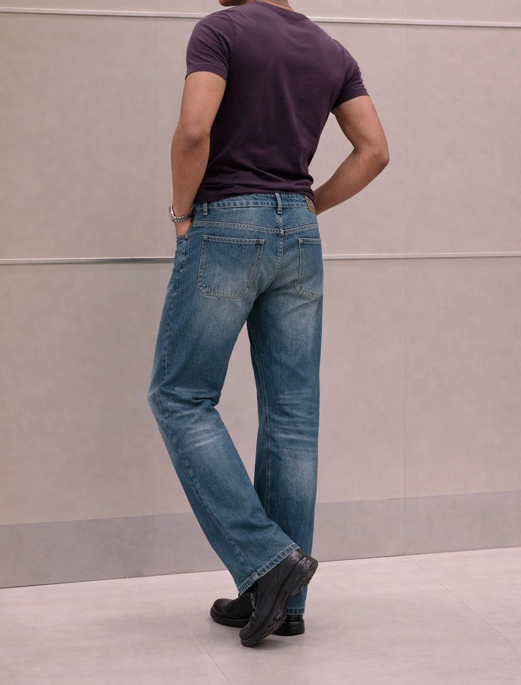 Toomesjeans Loose Fit Men Black  Jeans