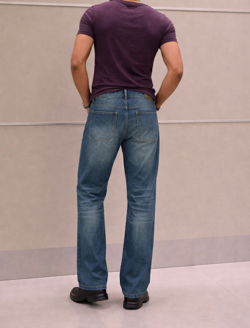 Toomesjeans Loose Fit Men Black  Jeans