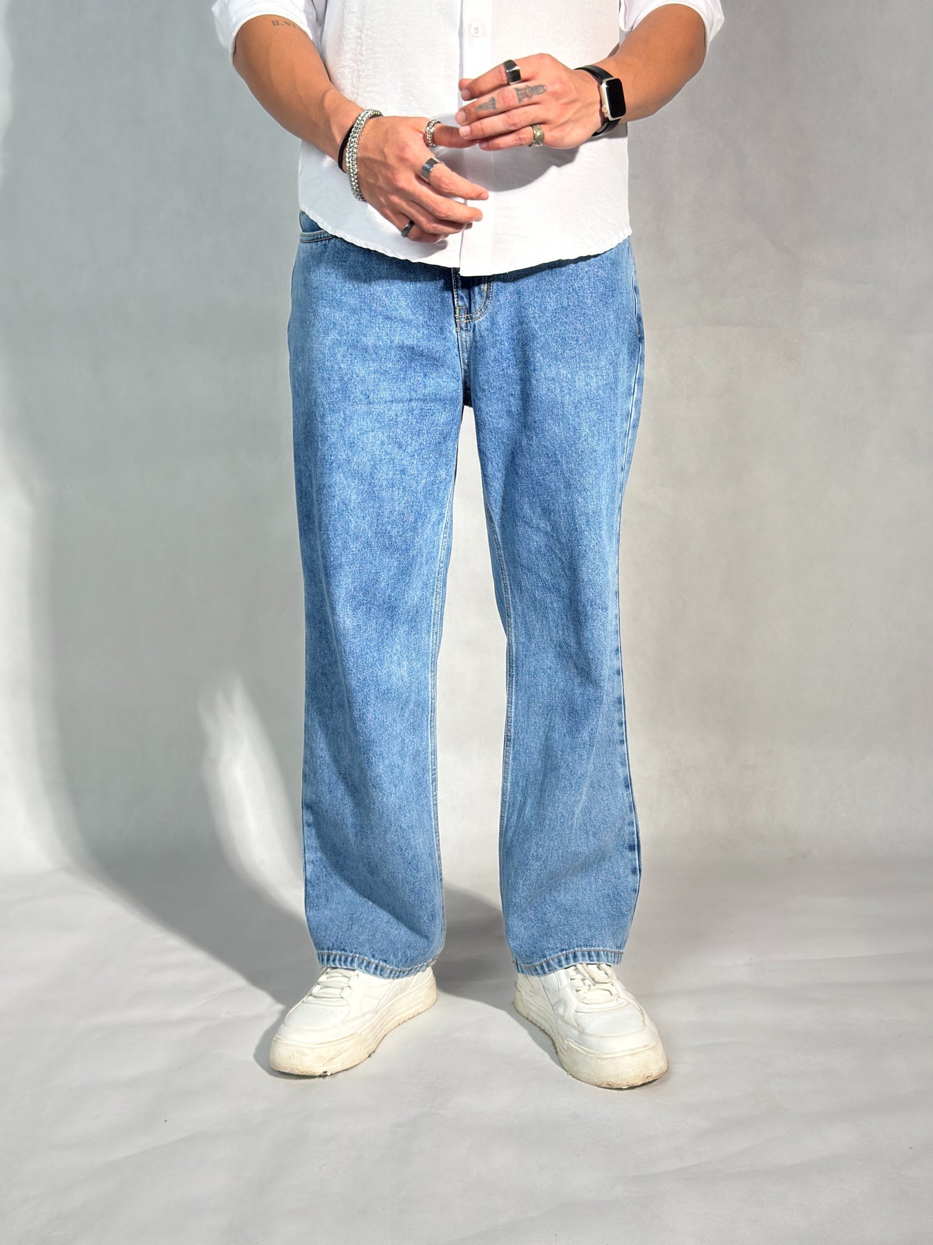 Toomesjeans Loose Fit Men Blue  Jeans