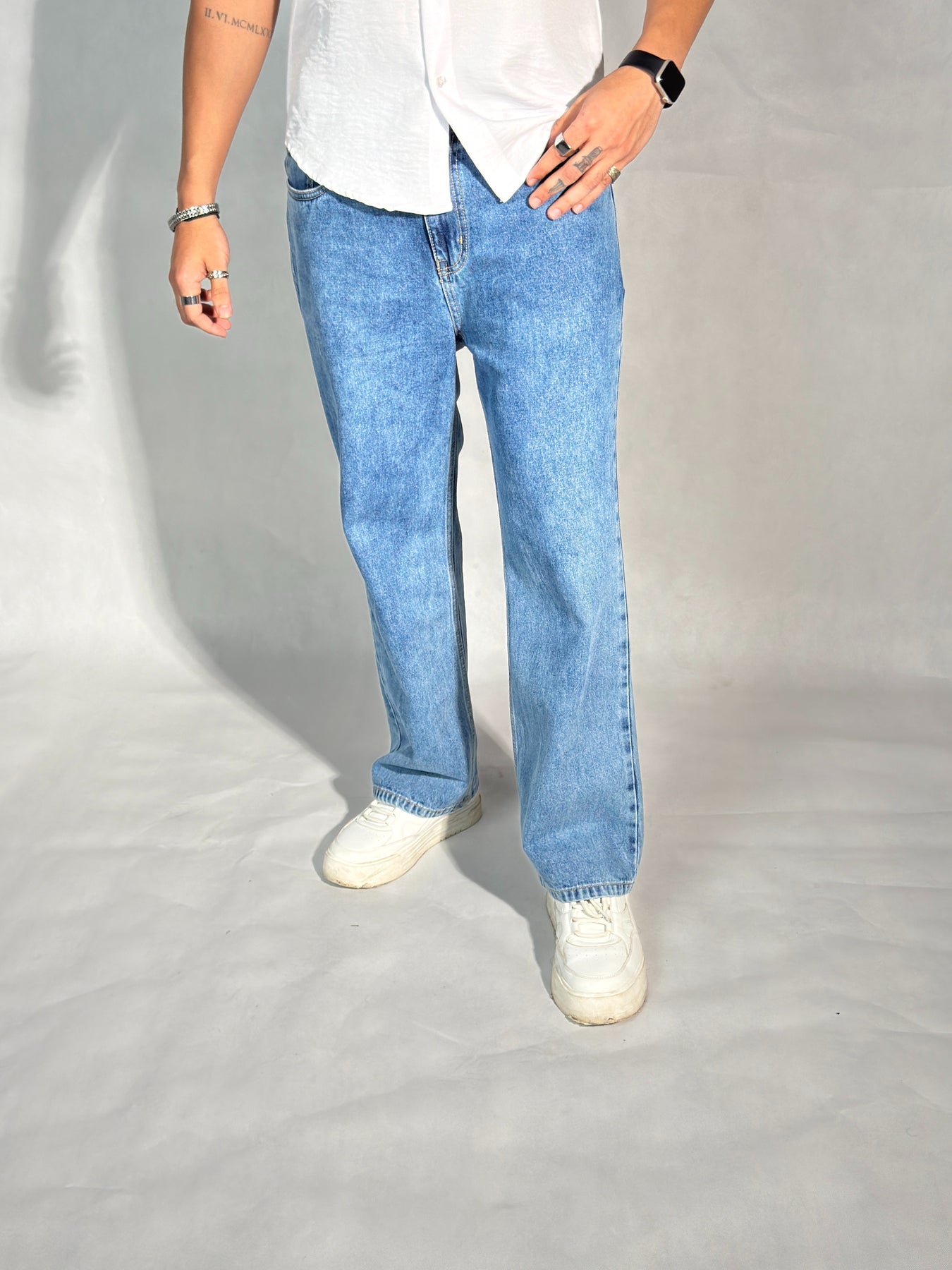 Toomesjeans Loose Fit Men Blue  Jeans