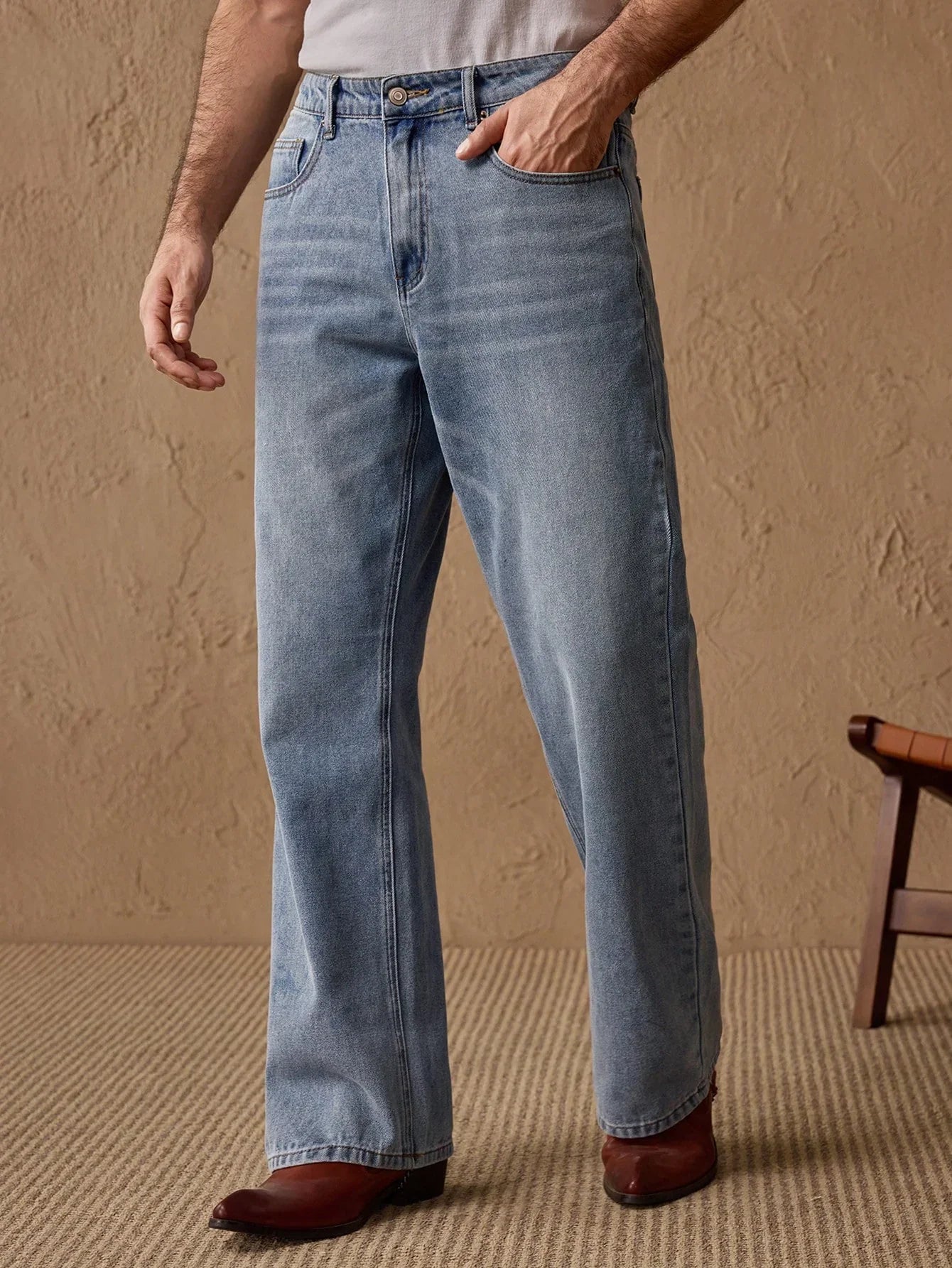 Toomesjeans Loose Fit Men  Blue  Jeans