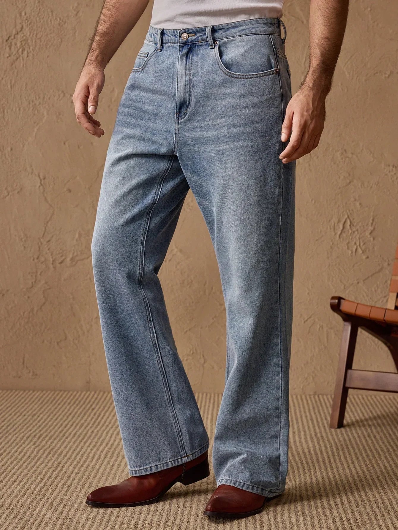 Toomesjeans Loose Fit Men  Blue  Jeans