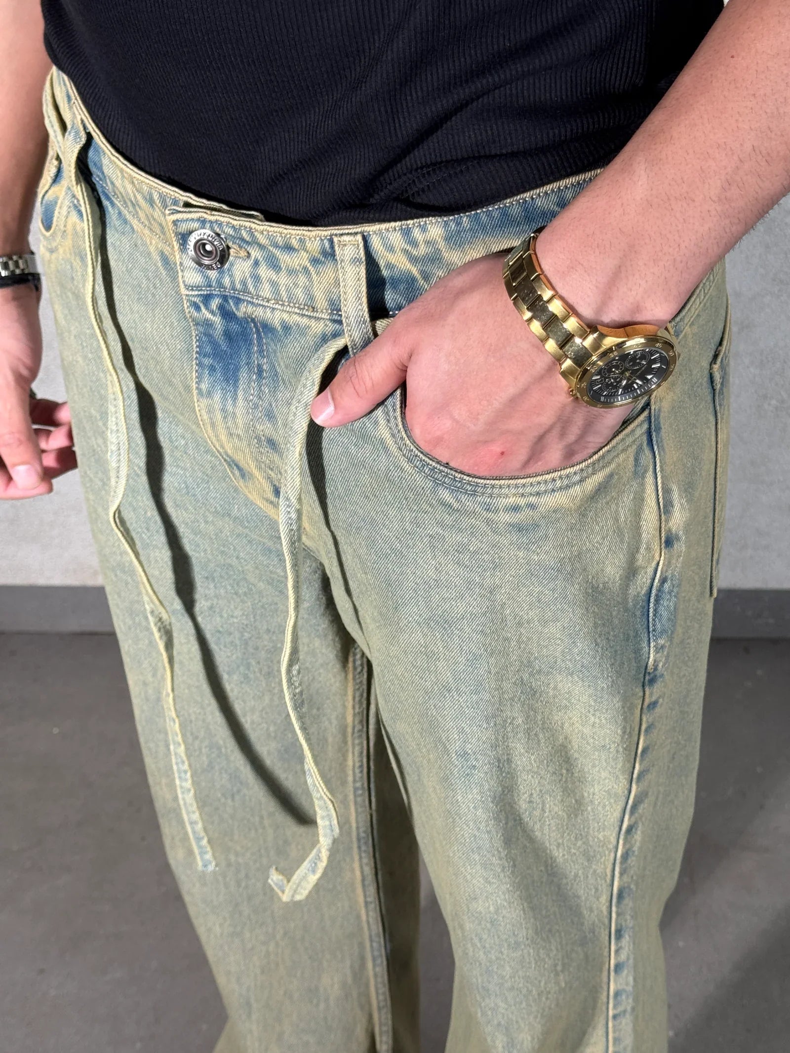 Toomesjeans Loose Fit Men  Blue  Jeans