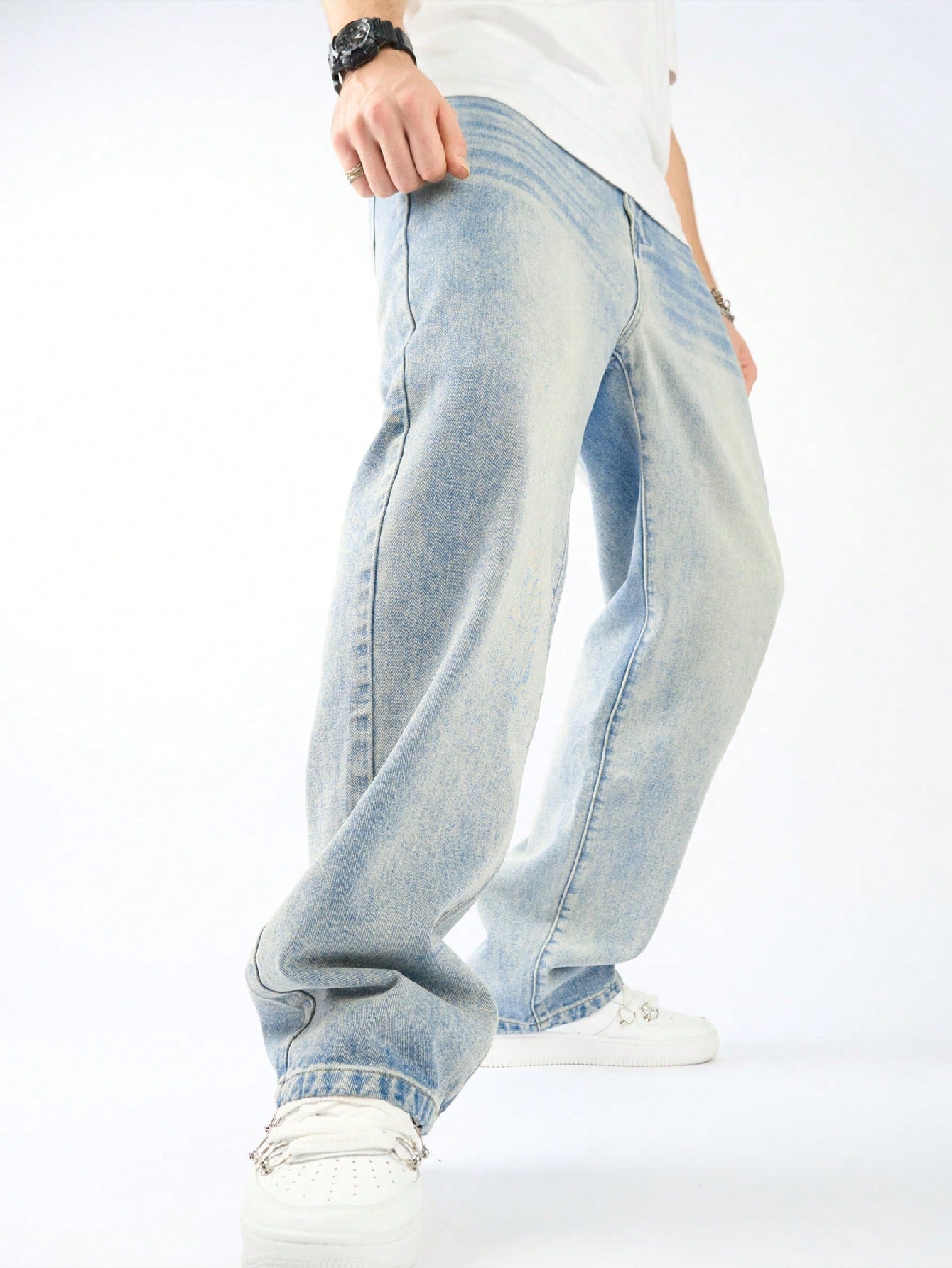 Toomesjeans Loose Fit Men  Blue  Jeans