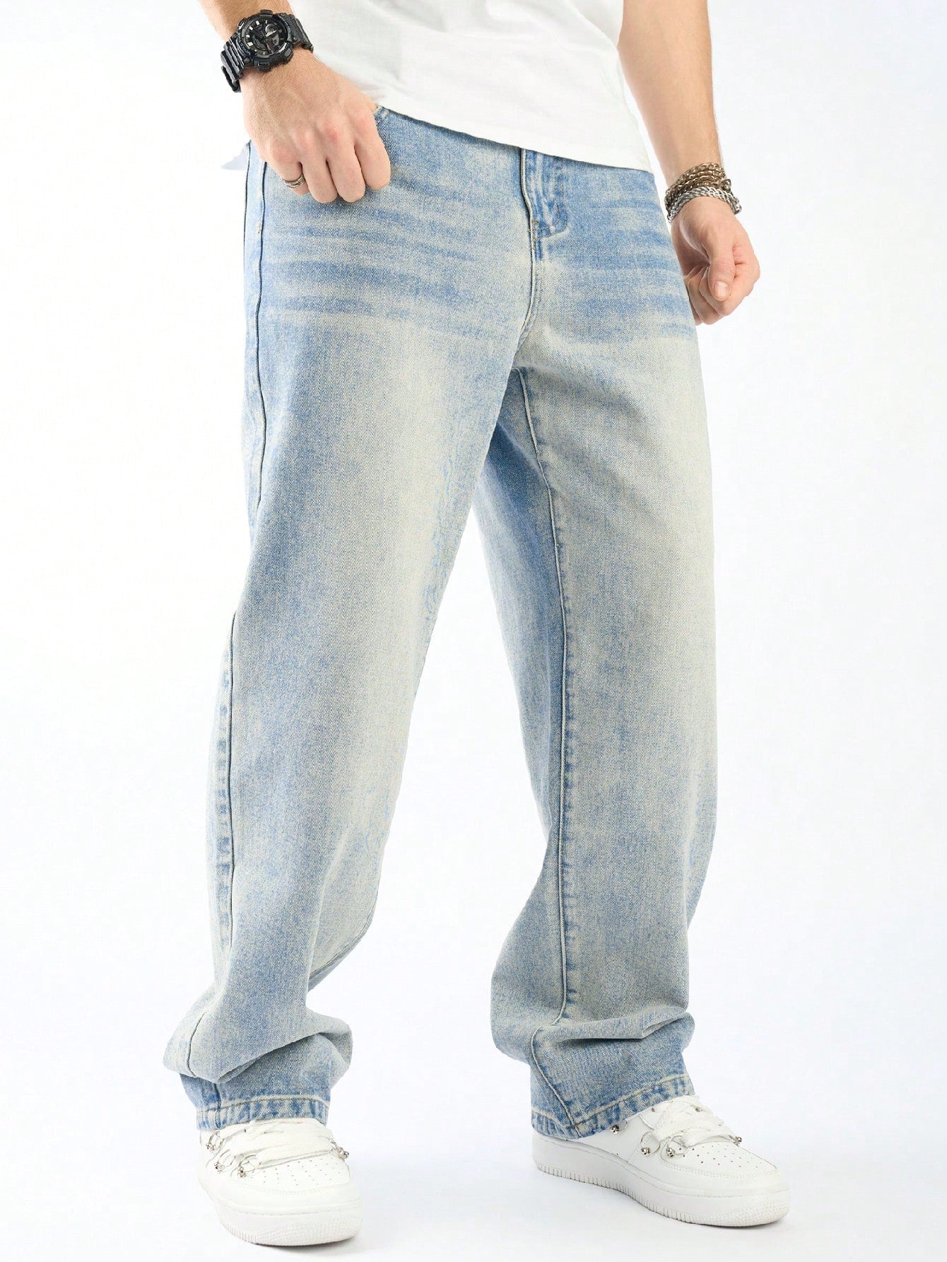 Toomesjeans Loose Fit Men  Blue  Jeans