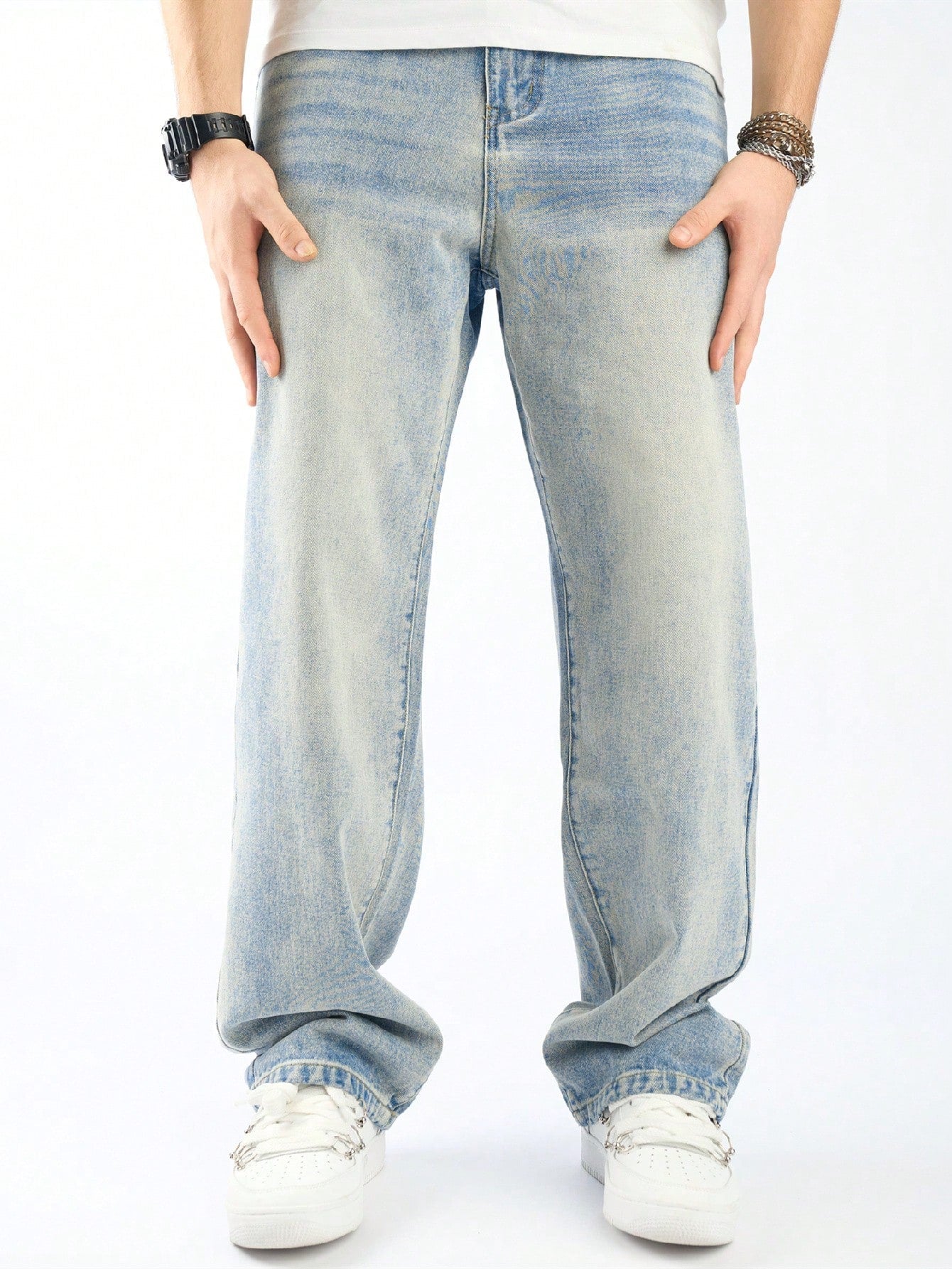 Toomesjeans Loose Fit Men  Blue  Jeans