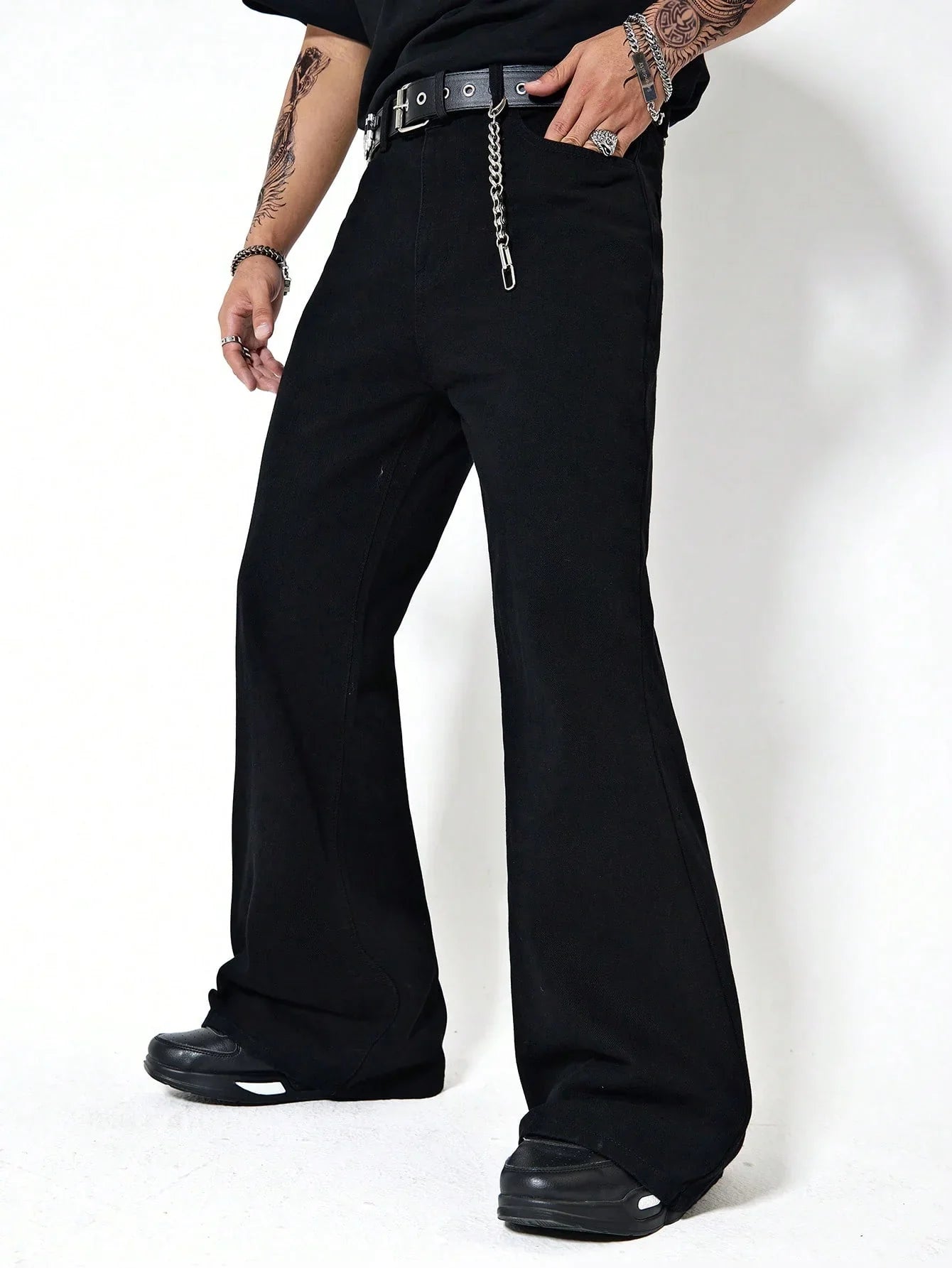 Toomesjeans Loose Fit Men  Black  Jeans