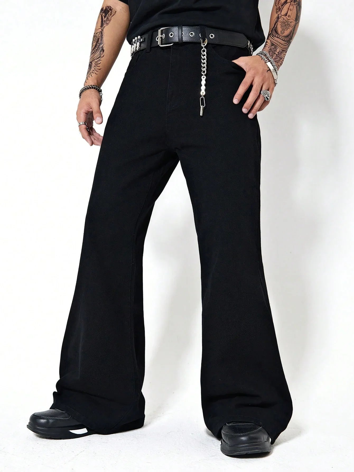 Toomesjeans Loose Fit Men  Black  Jeans
