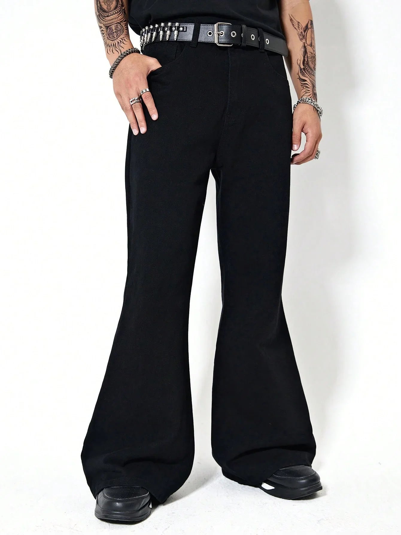 Toomesjeans Loose Fit Men  Black  Jeans