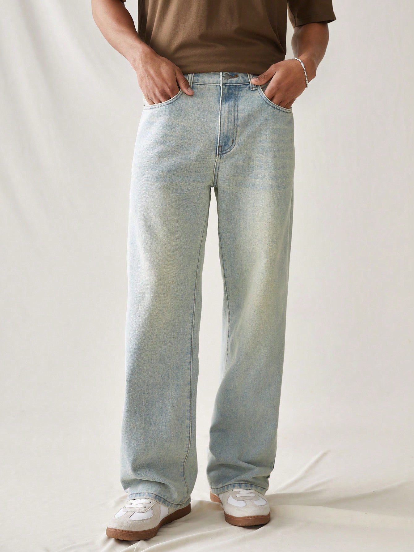 Toomesjeans Loose Fit Men Black Jeans