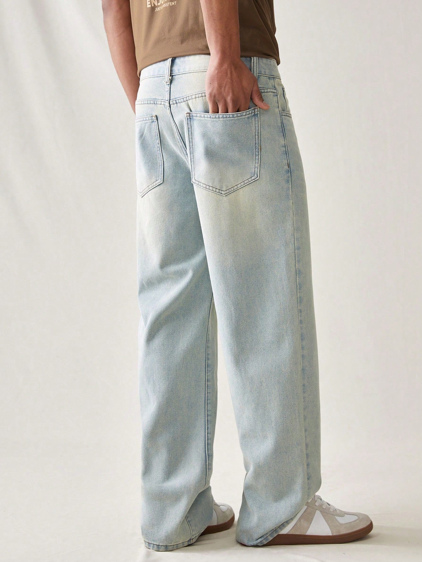 Toomesjeans Loose Fit Men Black Jeans