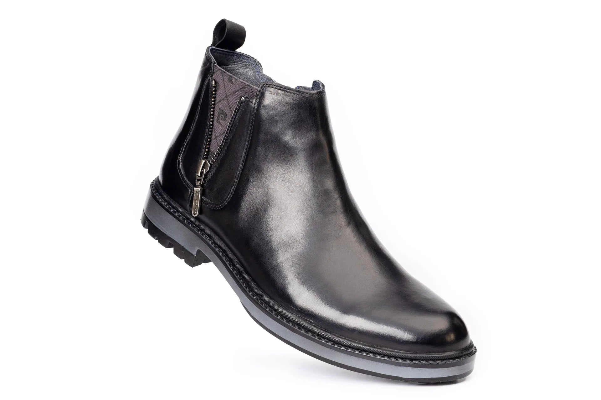 Modern Dark Black Chelsea Boot
