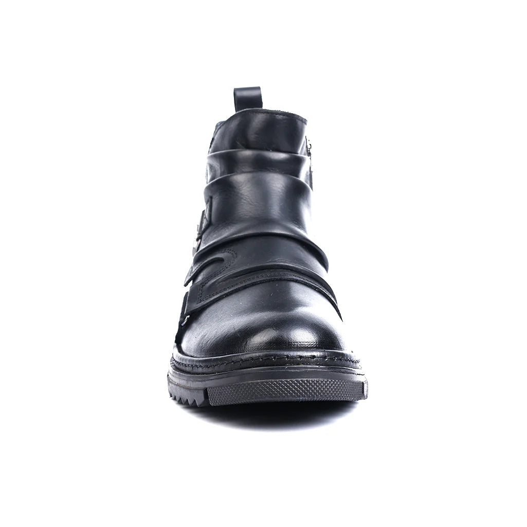Modern Dark Black Boot