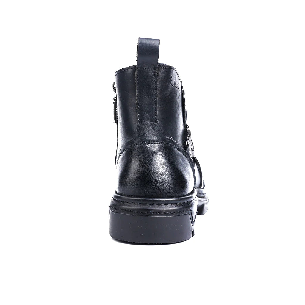 Modern Dark Black Boot