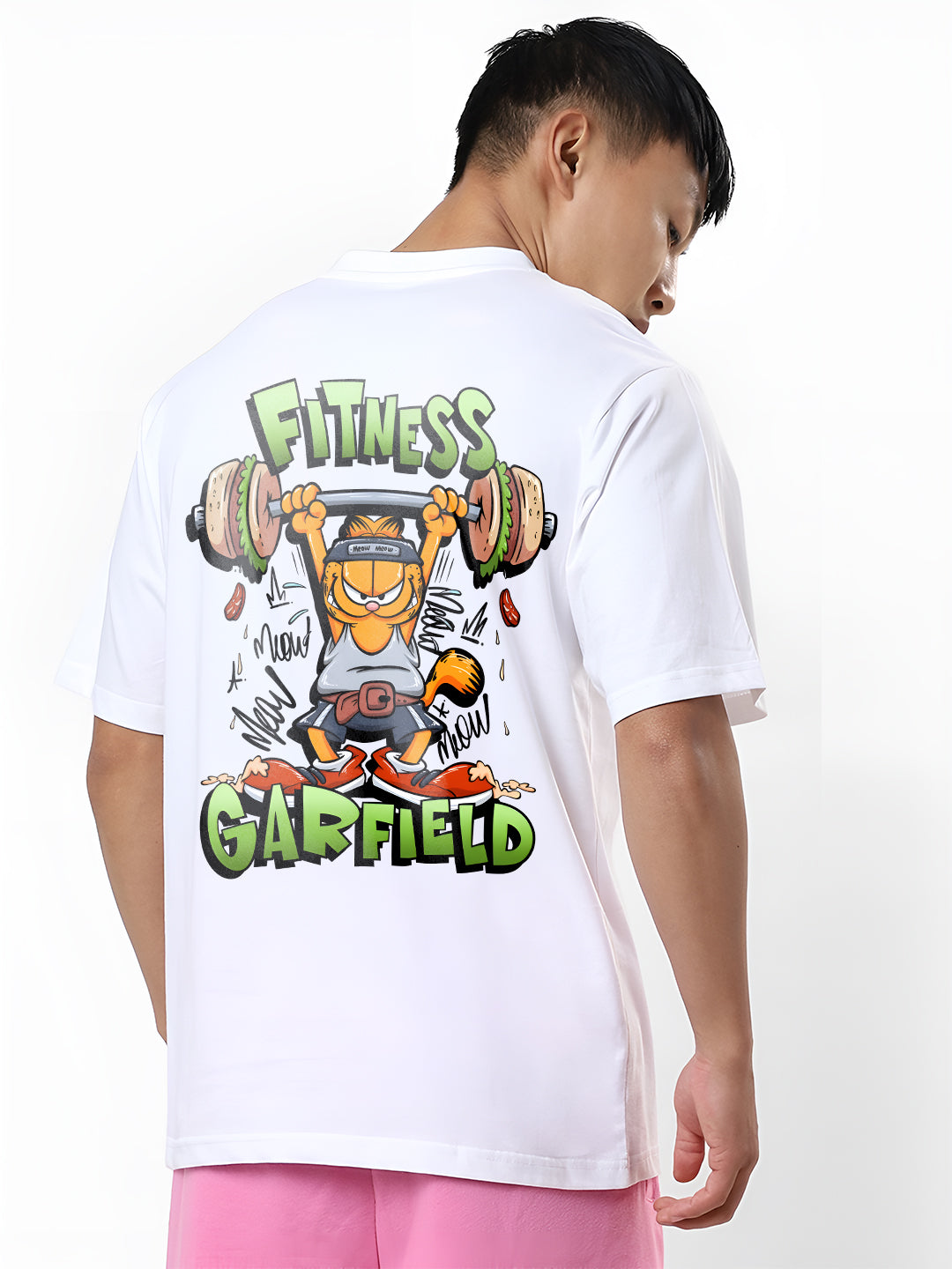 Fitness Garfield Oversized T-shirt