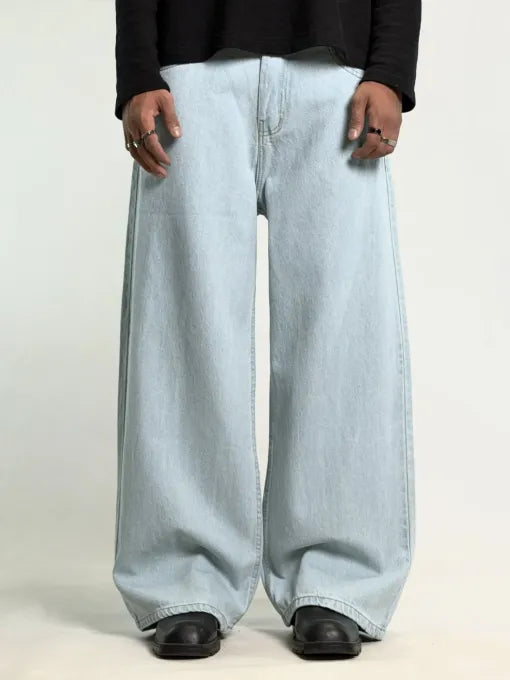 TOOMESJEANS Baggy Fit Men Light Blue Jeans