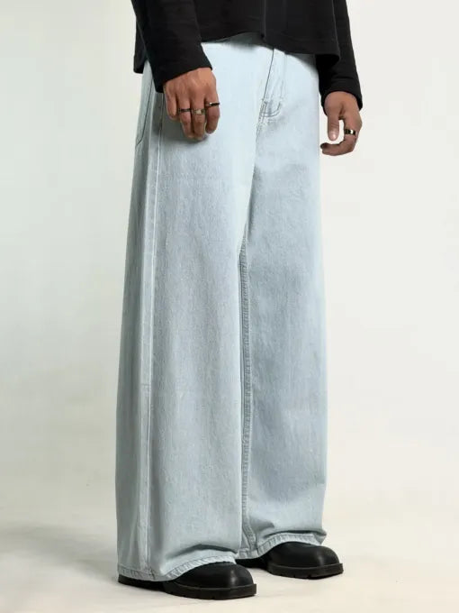 TOOMESJEANS Baggy Fit Men Light Blue Jeans