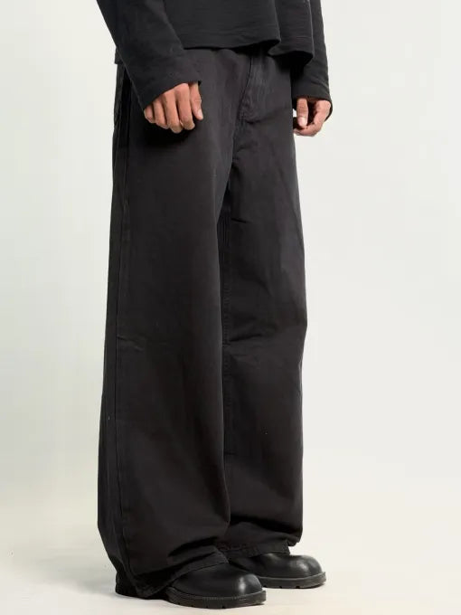 TOOMESJEANS Baggy Fit Men DARK Grey Jeans...