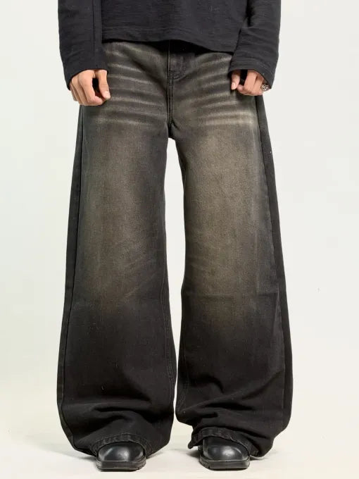 TOOMESJEANS Baggy Fit Men light Grey Jeans...