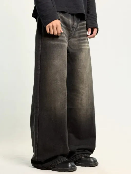 TOOMESJEANS Baggy Fit Men light Grey Jeans...