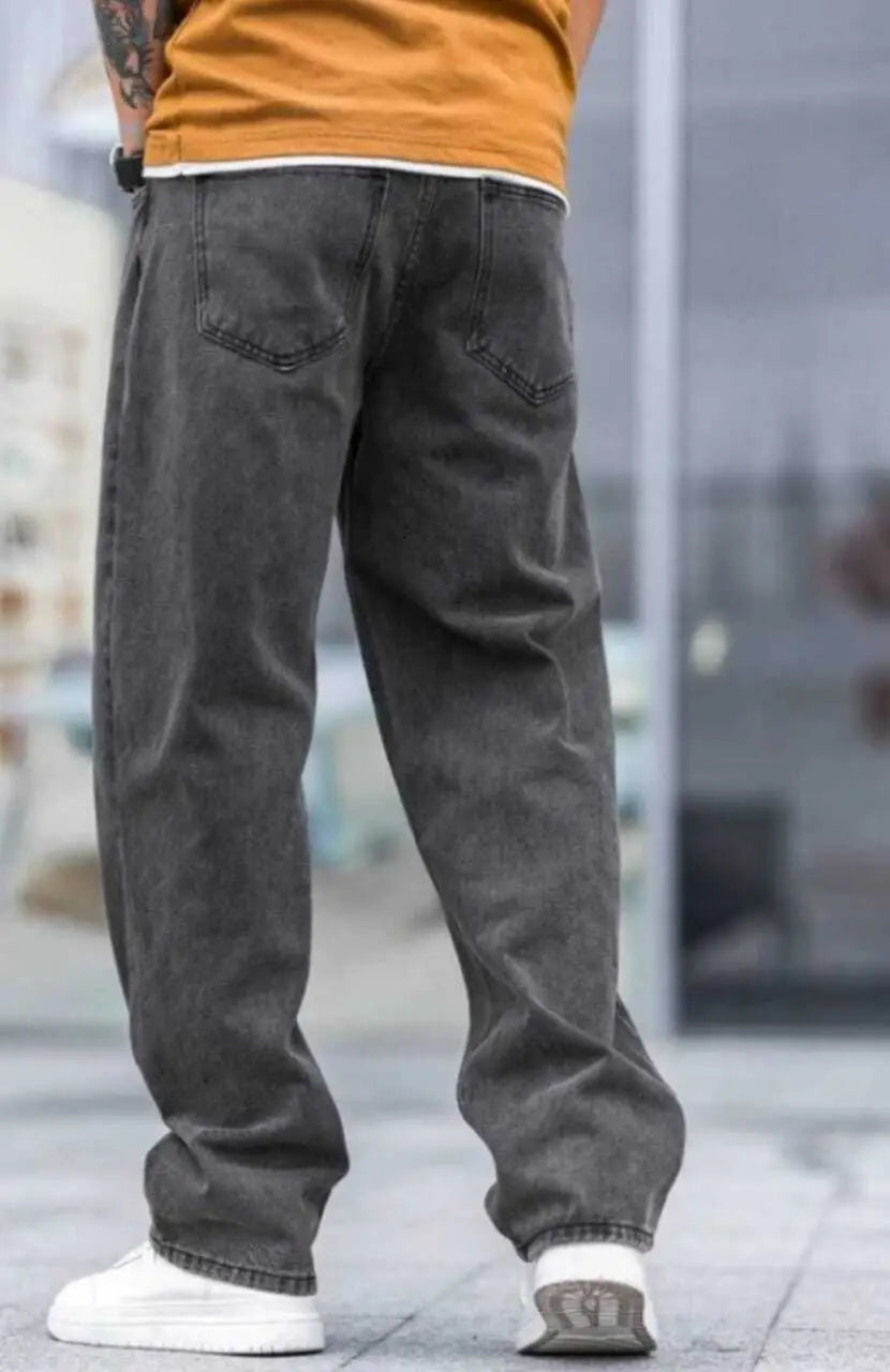 TOOMESJEANS  Loose Fit Men  Dark Grey Jeans