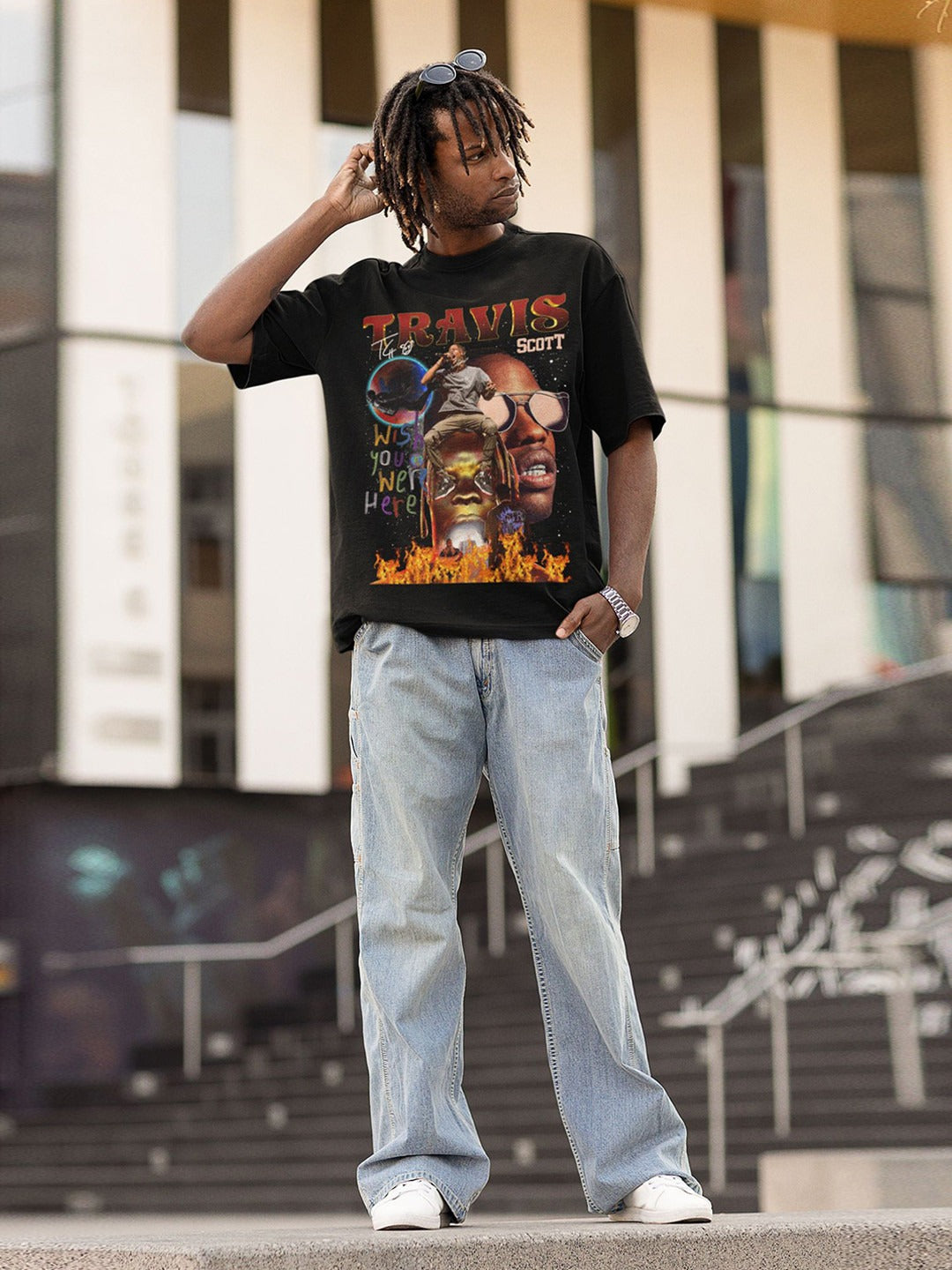 Travis Scott “Wish You Were Here” Graphic Tee
