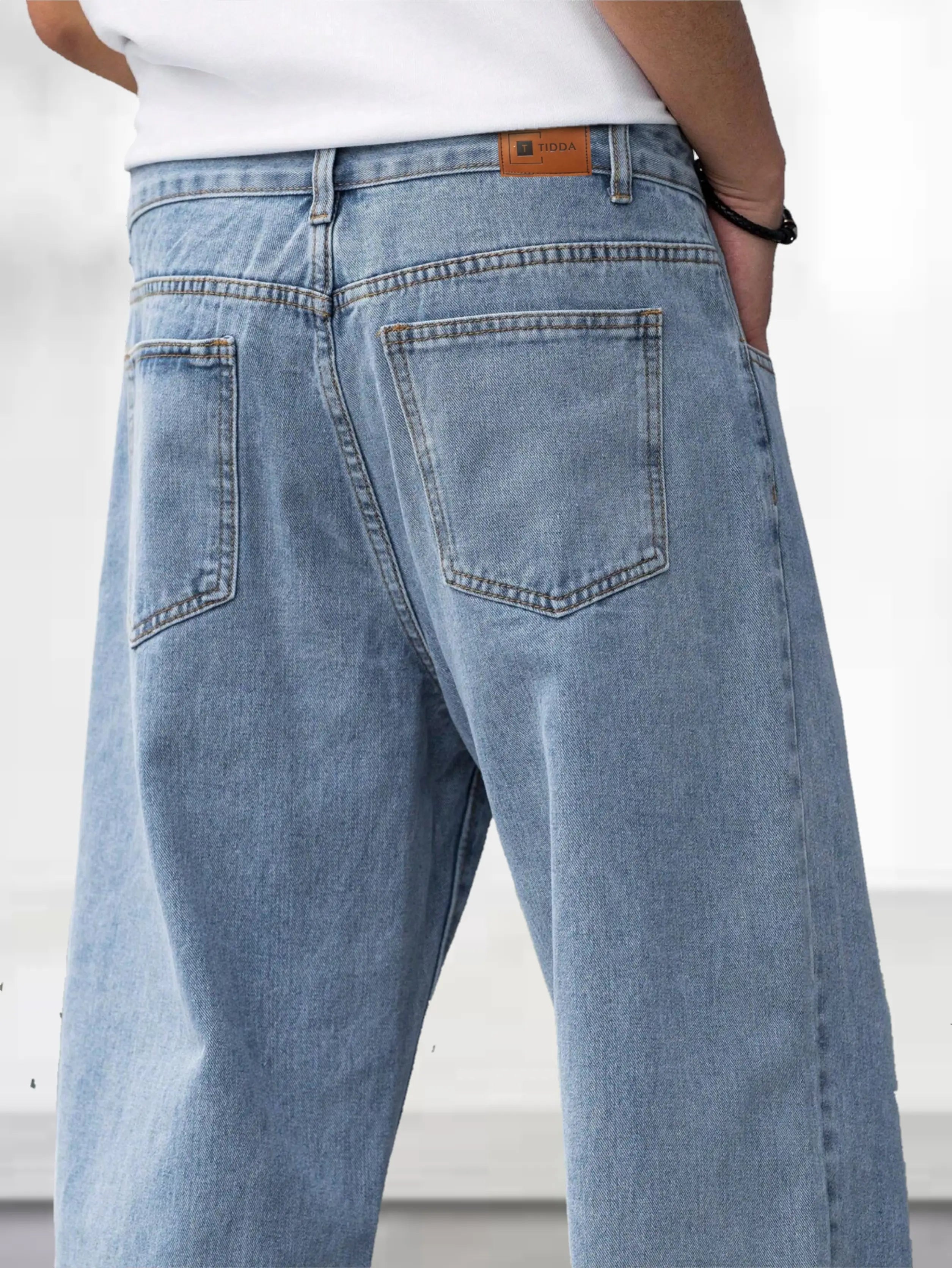 TOOMESJEANS Loose Fit Men Light Blue Jeans